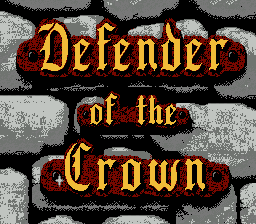 Defender of the Crown title screenshot